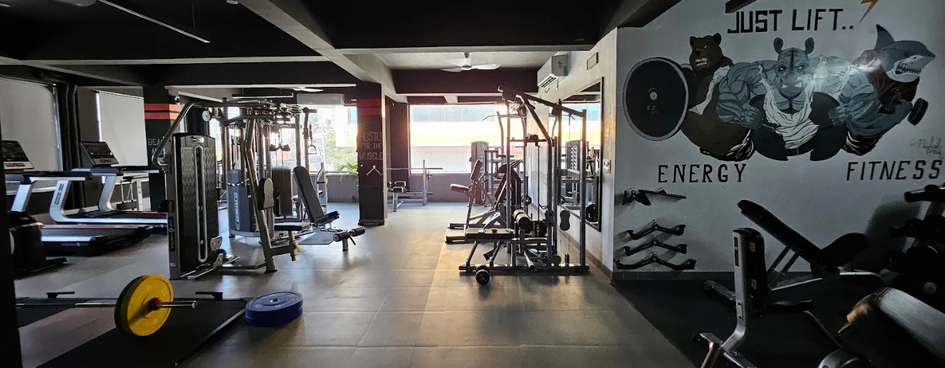 Energy Fitness gym wall mural, Udaipur